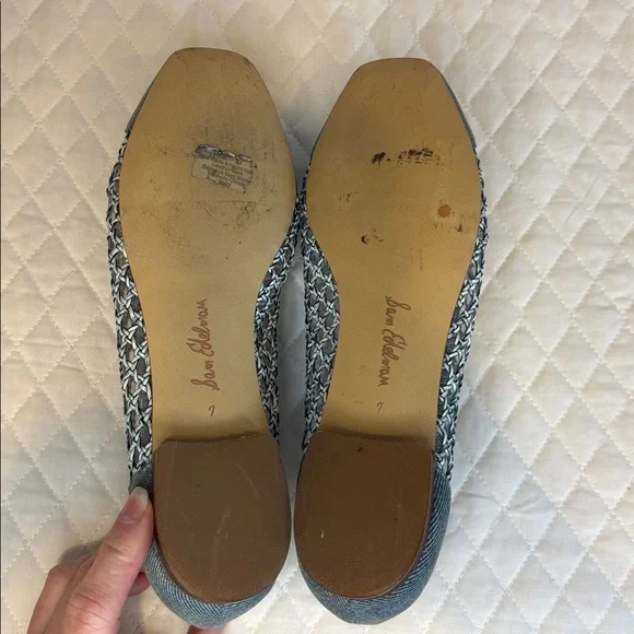 Sam Edelman Women's May
Square Toe Bow Accent Openwork
Flats Size 7 - Picture 6 of 11